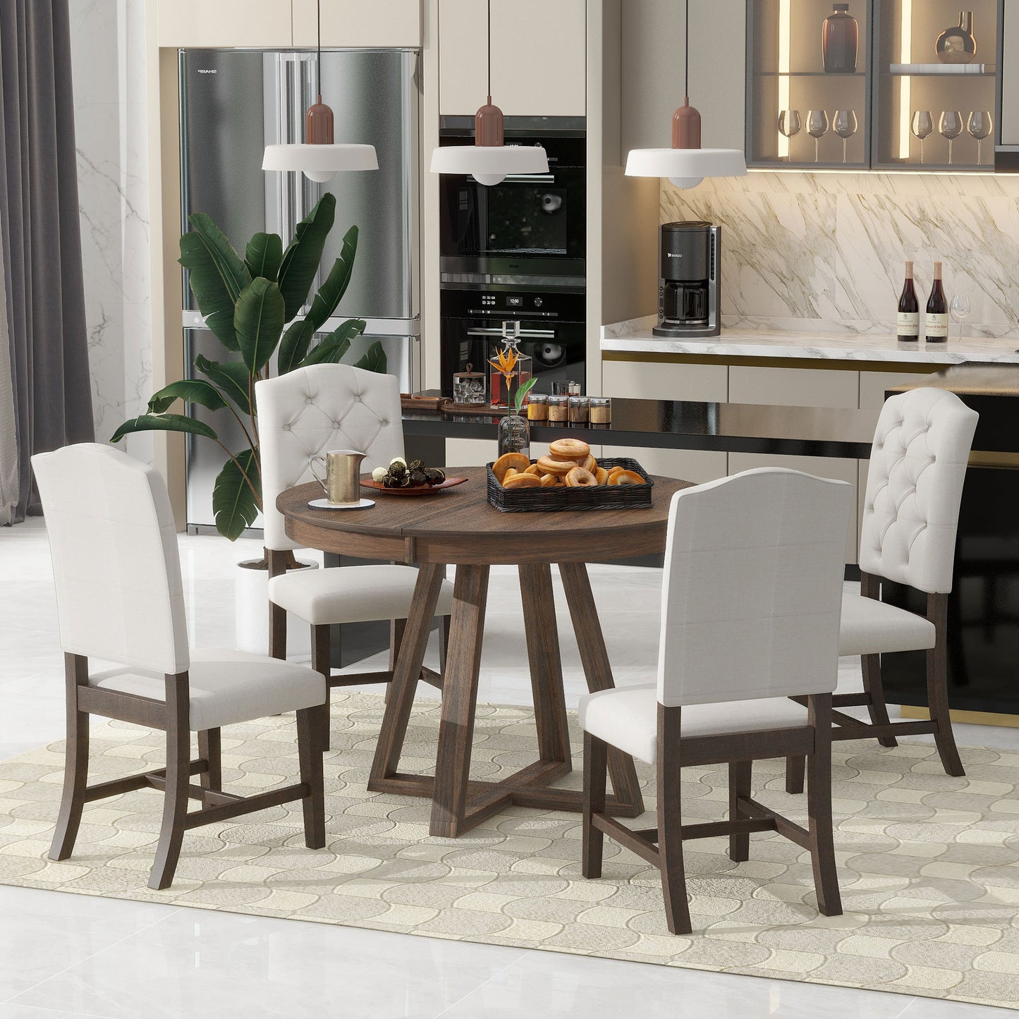 Parris 5 Piece Dining Table Set