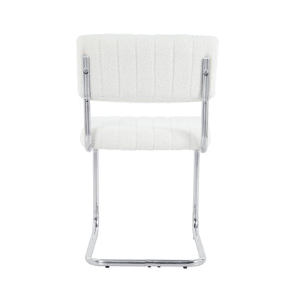 Modern Luxury Dining Chair Set of 4 (white/gray)