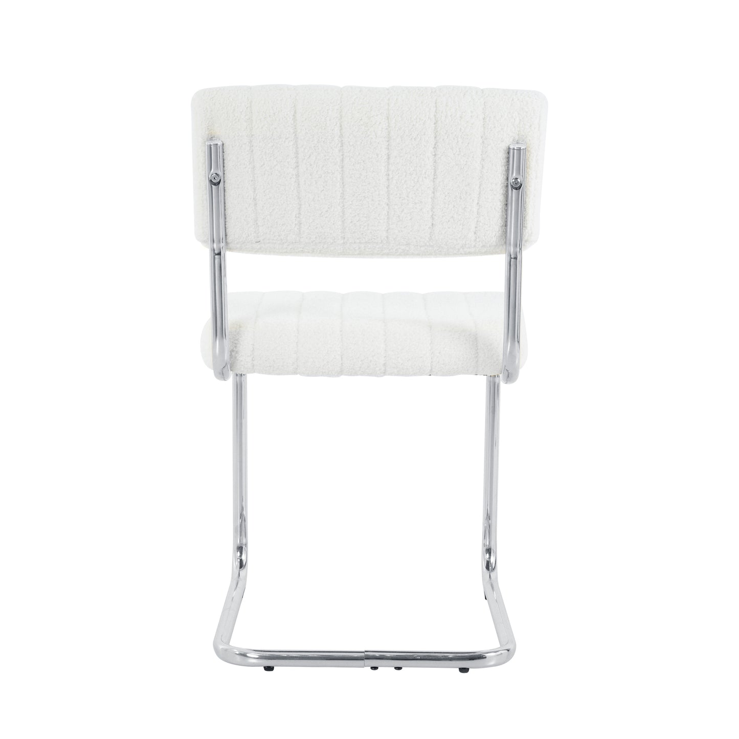 Modern Luxury Dining Chair Set of 2 (white/gray)