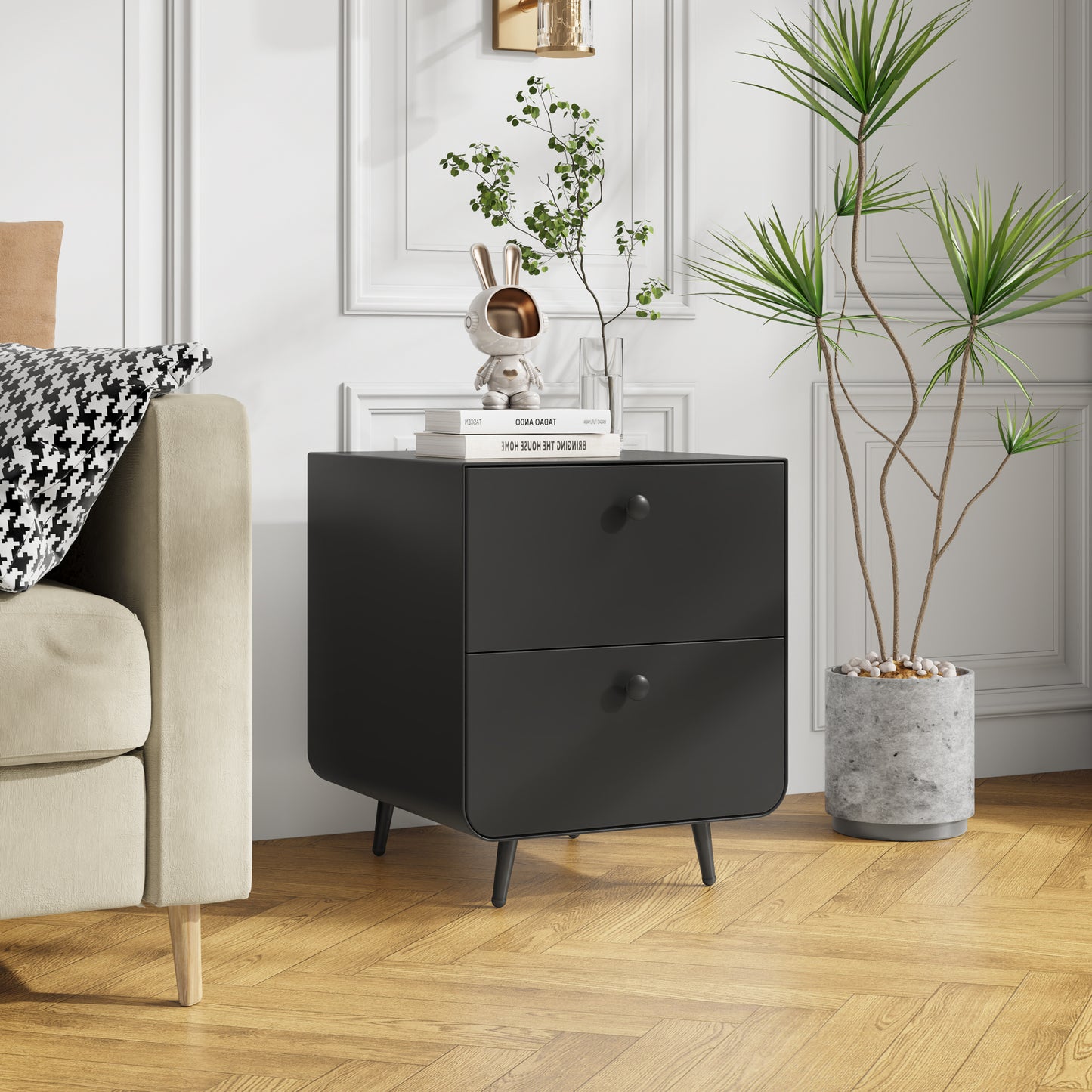 Rosh Nightstand (black)