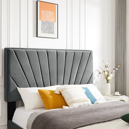 Sun Queen Bed (gray)