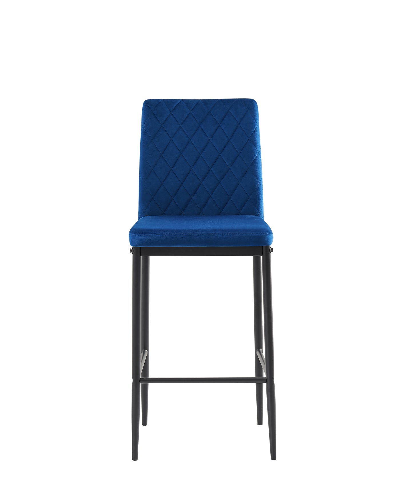 Diamond Back Bar Stools Set of 2 (blue)