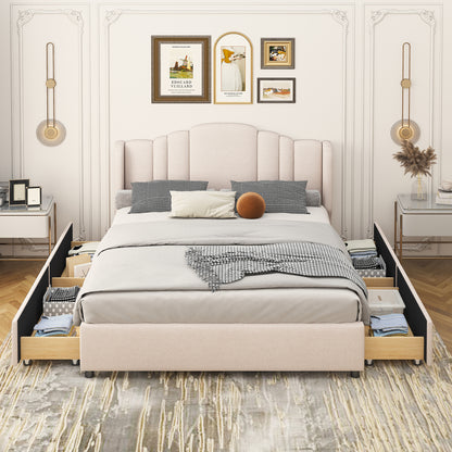 Berlin Queen Size Storage Bed