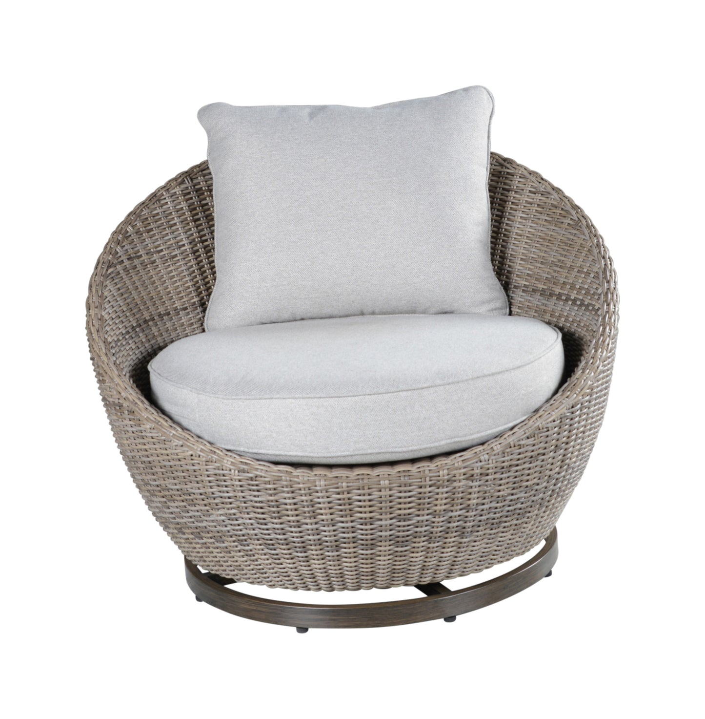 Cozy Swivel Woven Outdoor Set