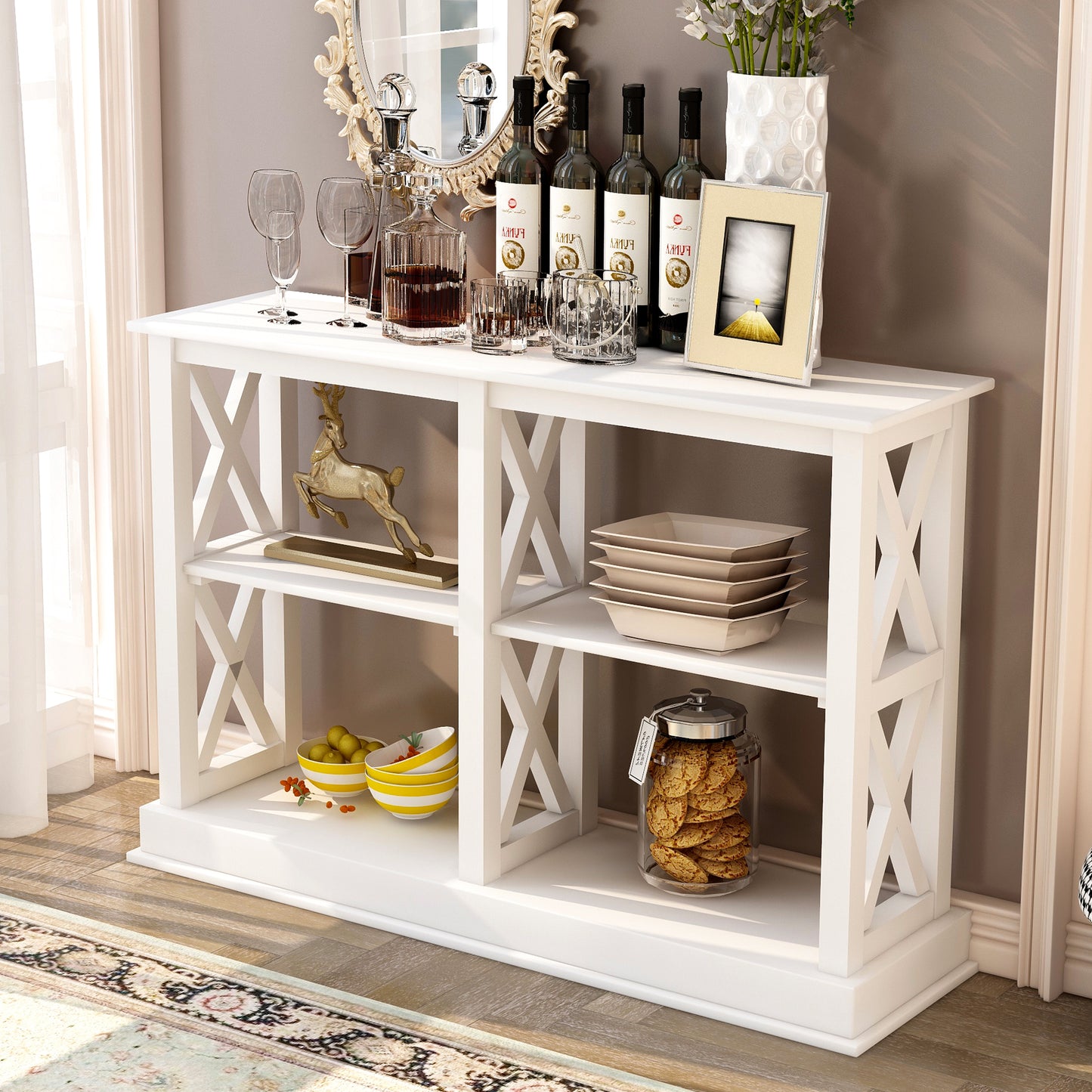 Rosalind Console Table (white)