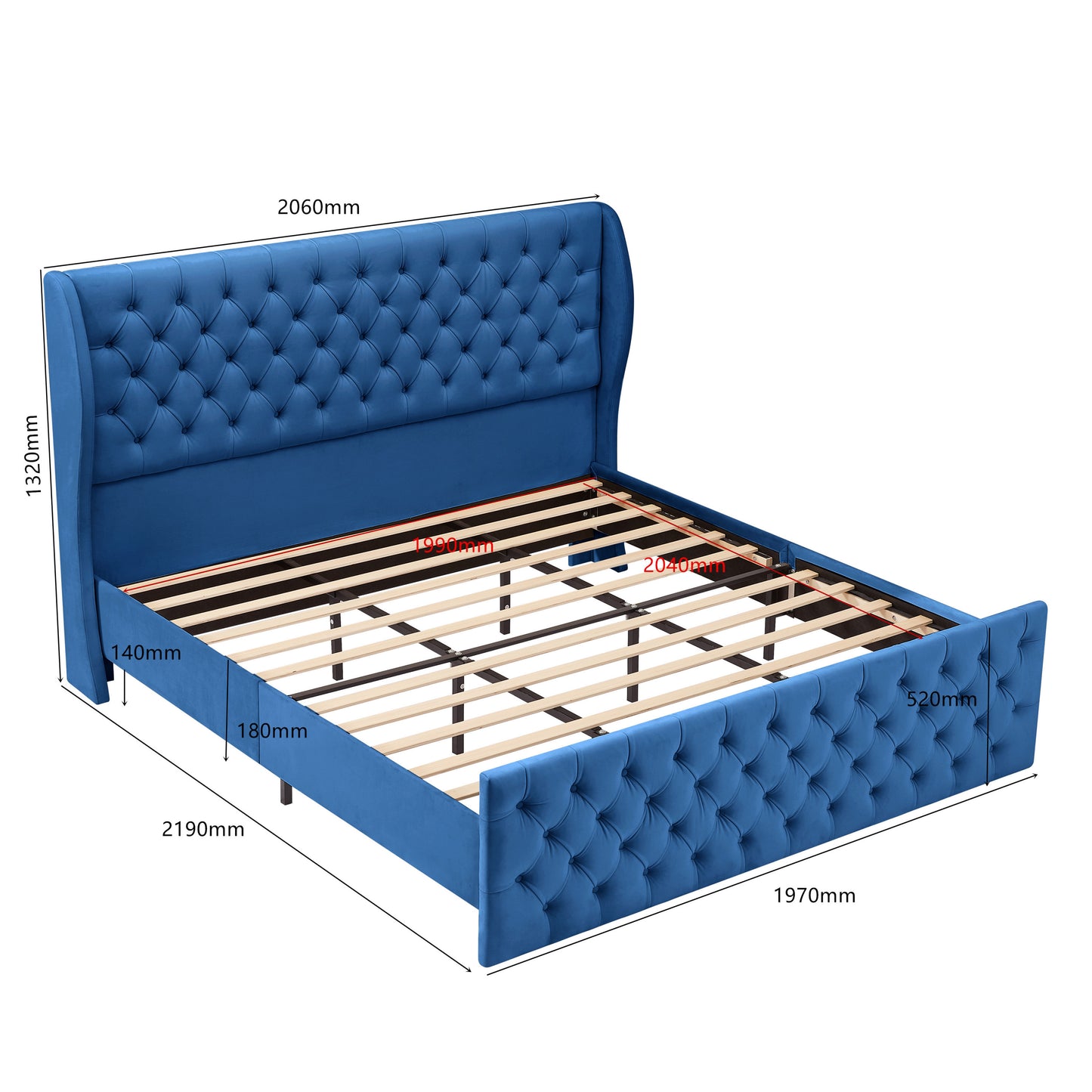 Rodeo King Bed (blue)