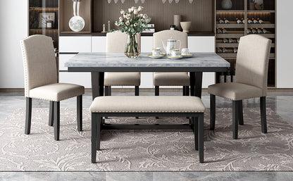 Sharp 6-Piece Dining Table