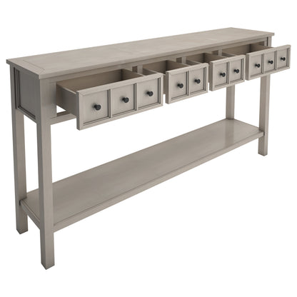 Timea Console Table (gray wash)