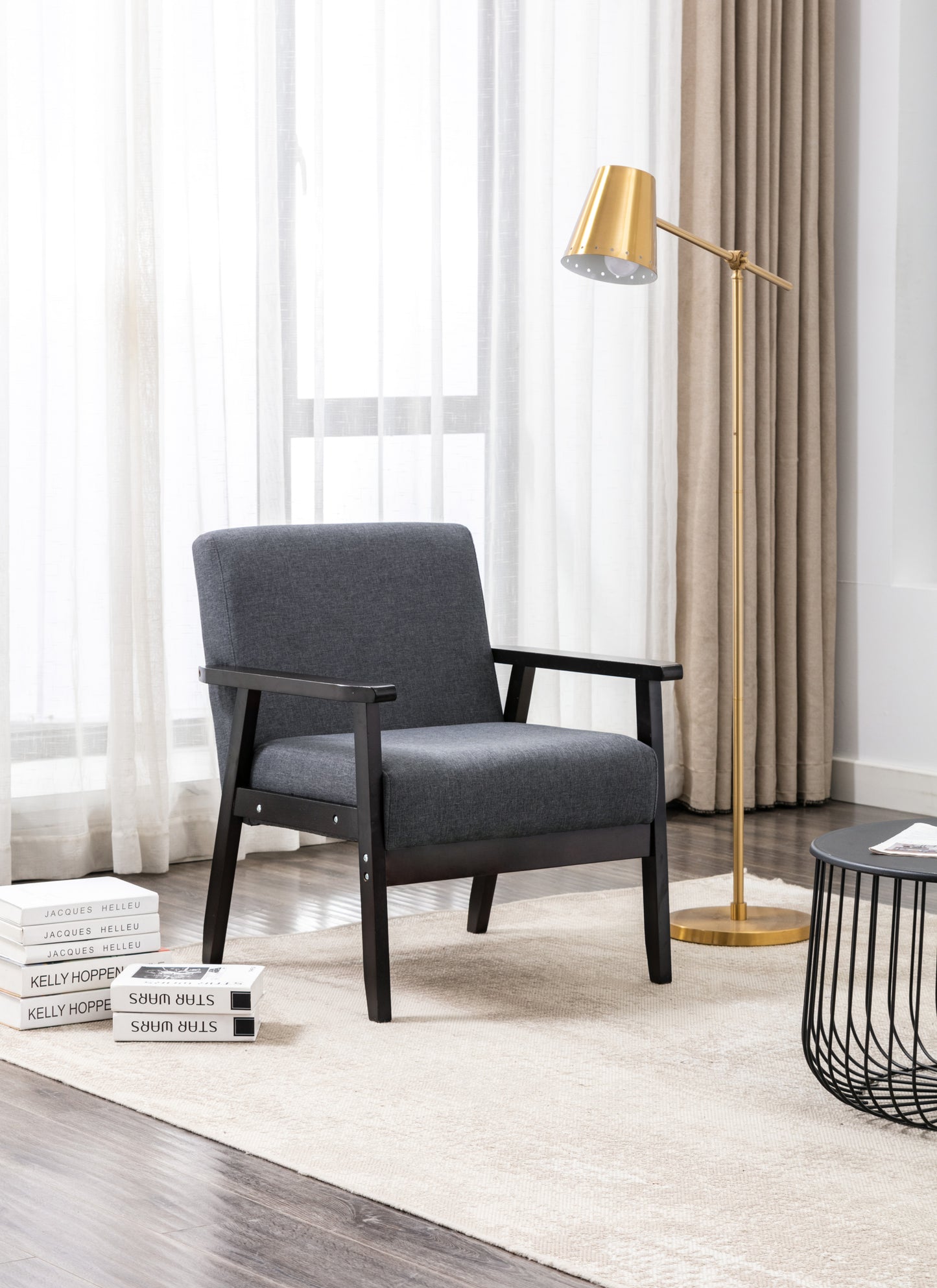 Marin Dark Gray Accent Chair