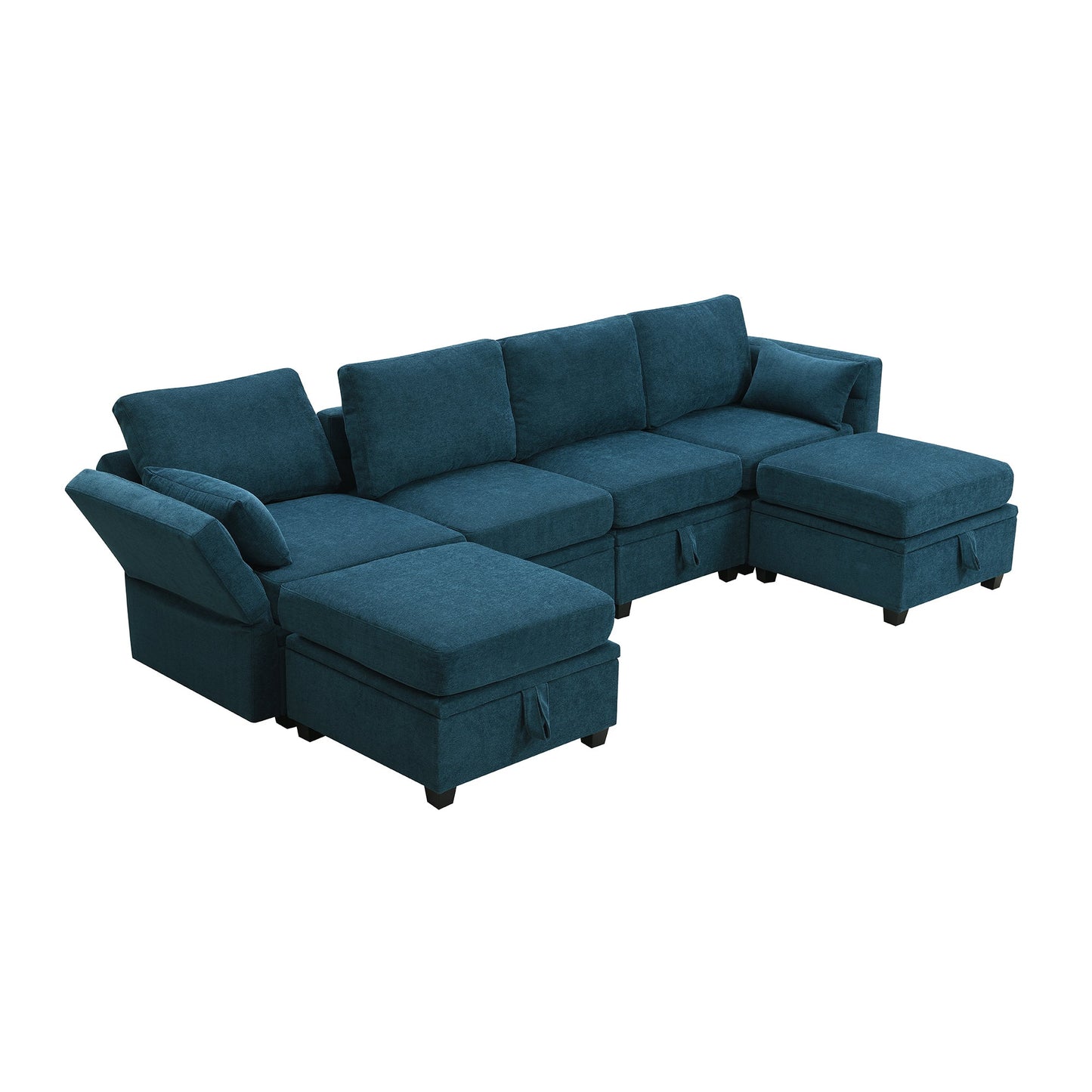 Chenille Modular Sectional Sofa