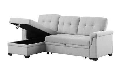 Lucca Linen Sectional Sofa