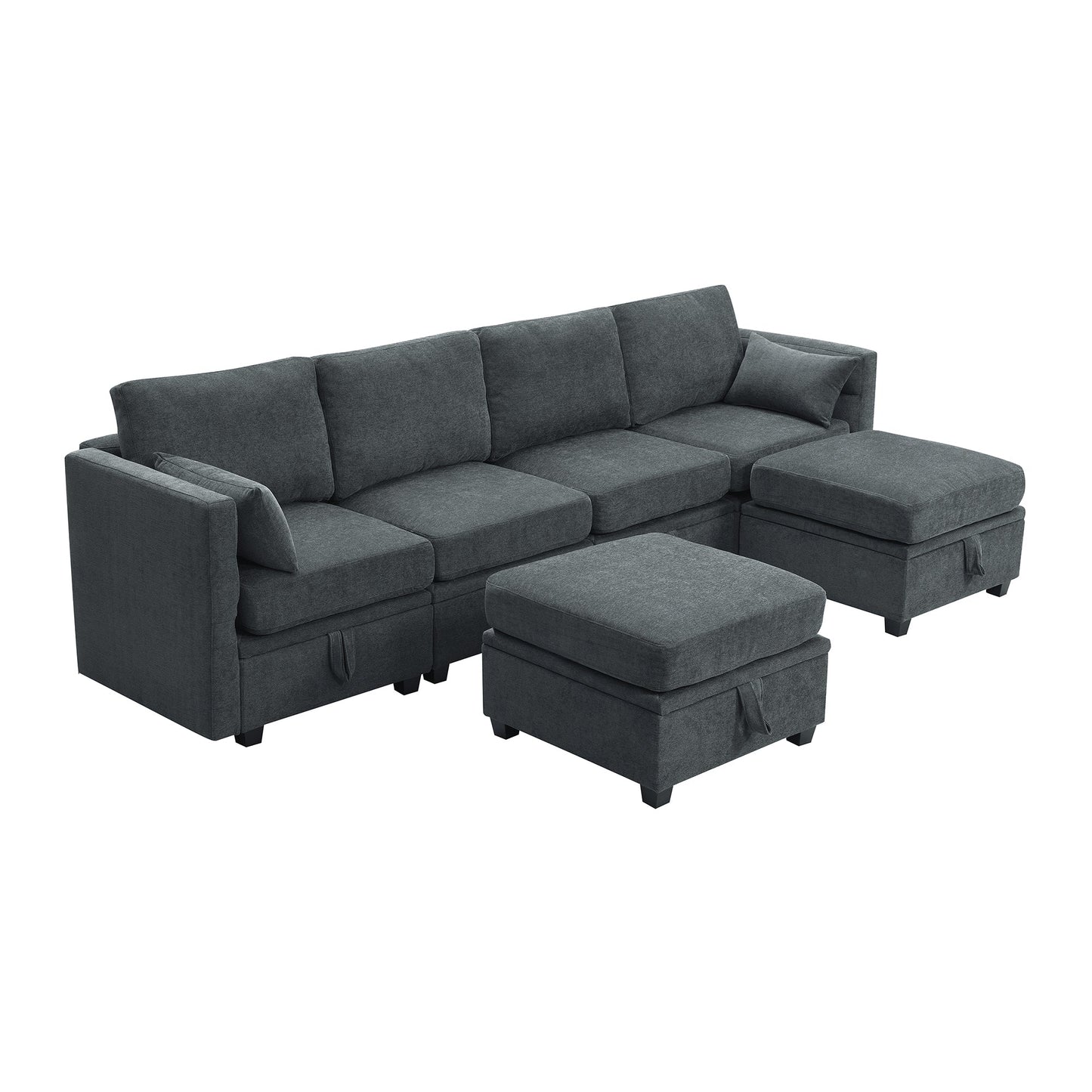 Chenille Modular Sectional Sofa