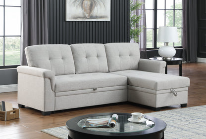 Lucca Linen Sectional Sofa