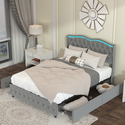 Stache Full Bed (gray)