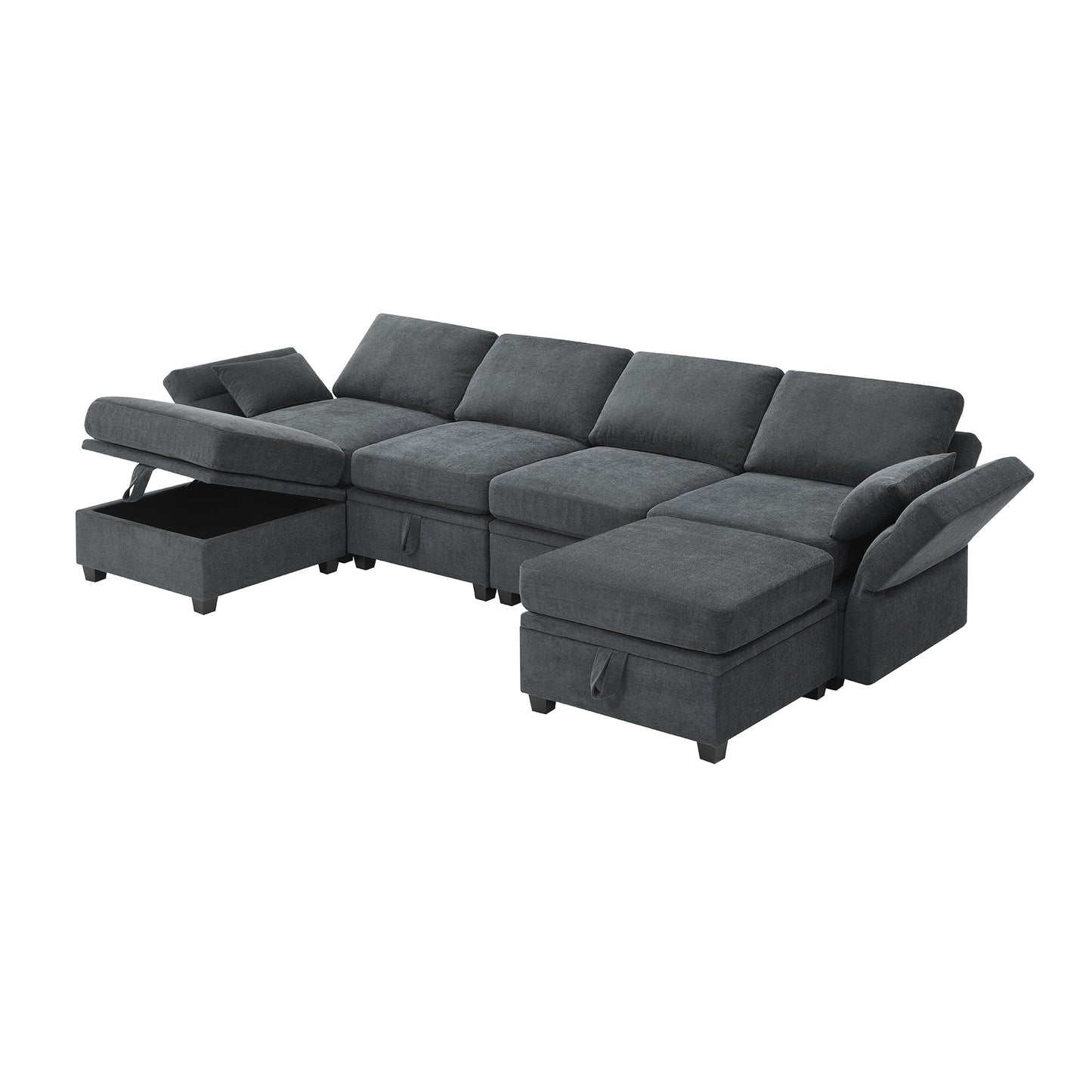 Chenille Modular Sectional Sofa