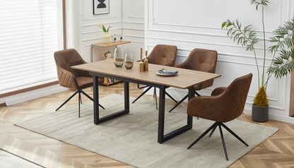 Pure 5-Piece Dining Table (natural wood)