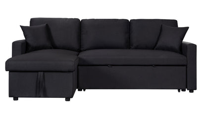 Paisley Reversible Sleeper Sectional Sofa