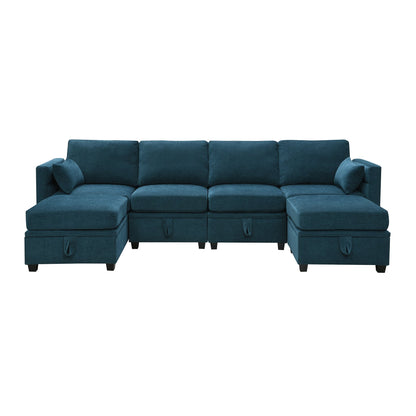 Chenille Modular Sectional Sofa