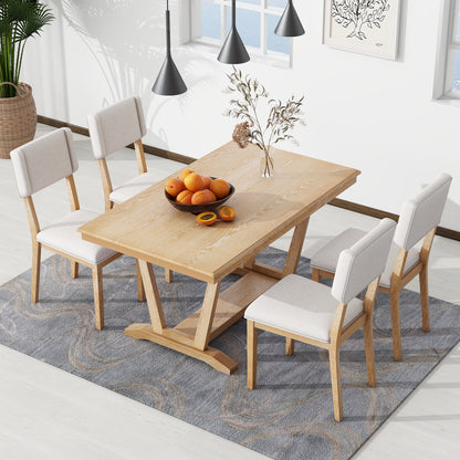 Akira 5 Piece Dining Table Set