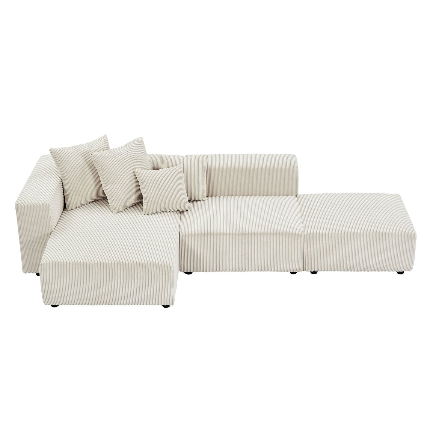 Audrey Corduroy Sectional Sofa