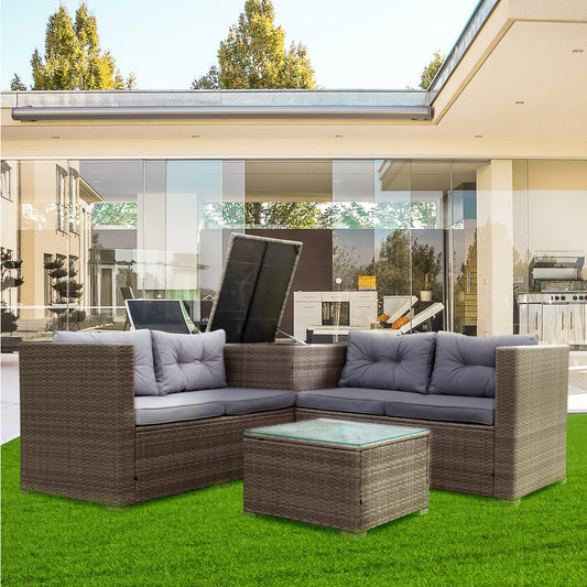 4 Piece Outdoor Sectional