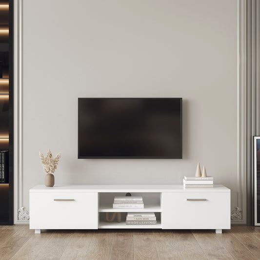 Athens White 70" TV Stand