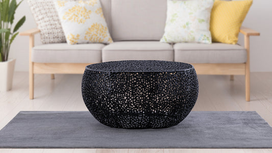 Web Oval 32 Coffee Table (black)