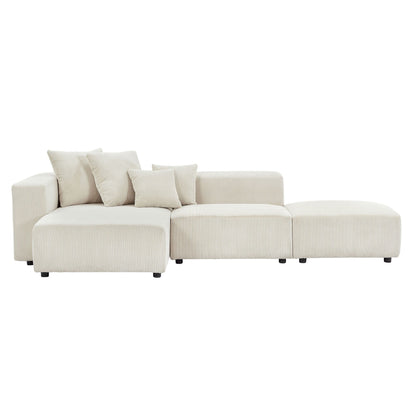 Audrey Corduroy Sectional Sofa