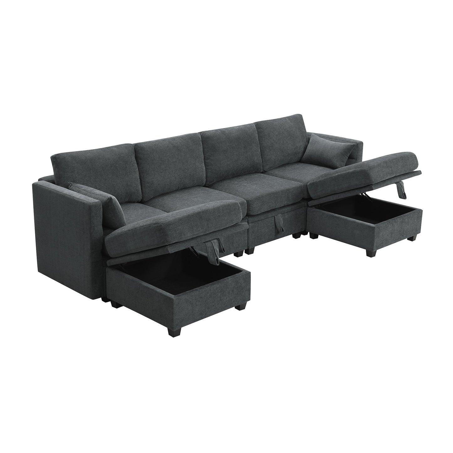 Chenille Modular Sectional Sofa