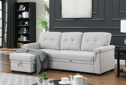 Lucca Linen Sectional Sofa