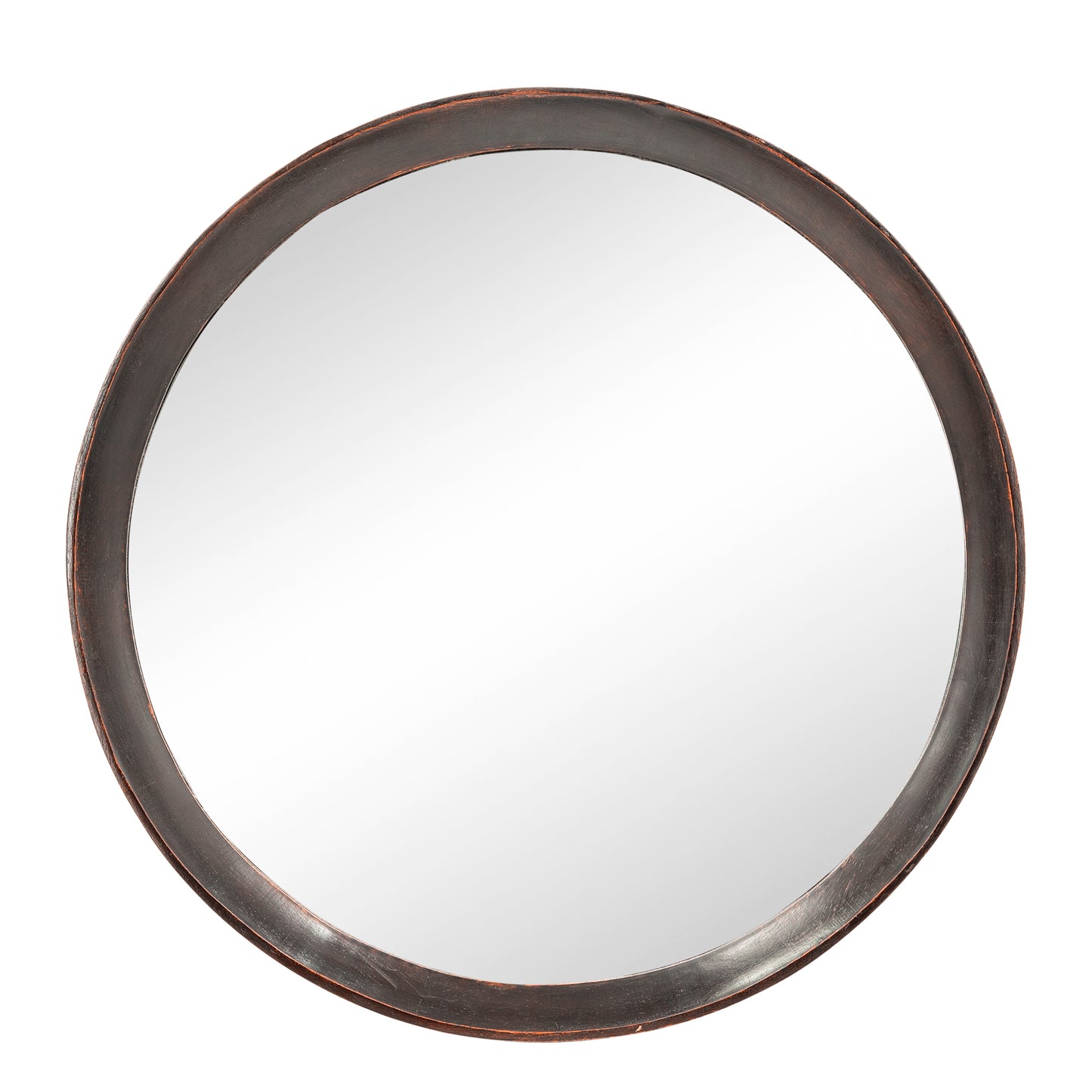 Mango Dark Brown Wood Wall Mirror