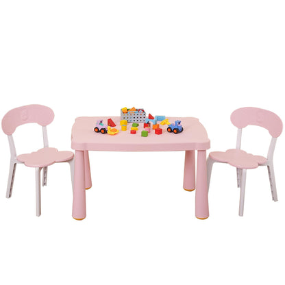 Kids Table and Chair Set (pink)