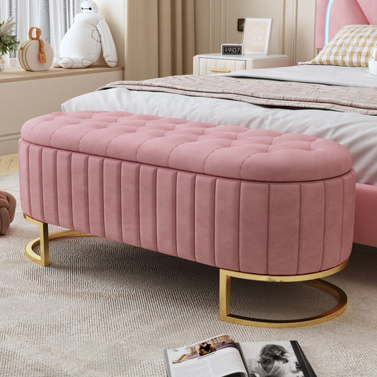 Elegant Storage Bench (pink)