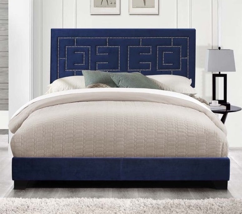 Ishiko E. King Bed (blue)