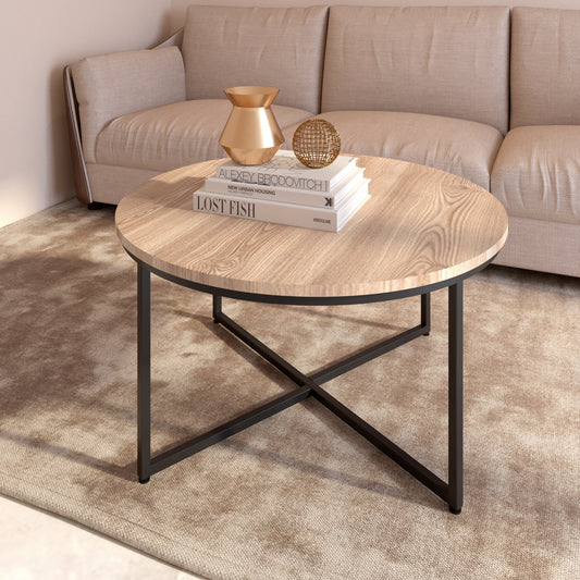 Wooden Round Coffee Table