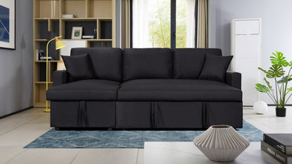 Paisley Reversible Sleeper Sectional Sofa