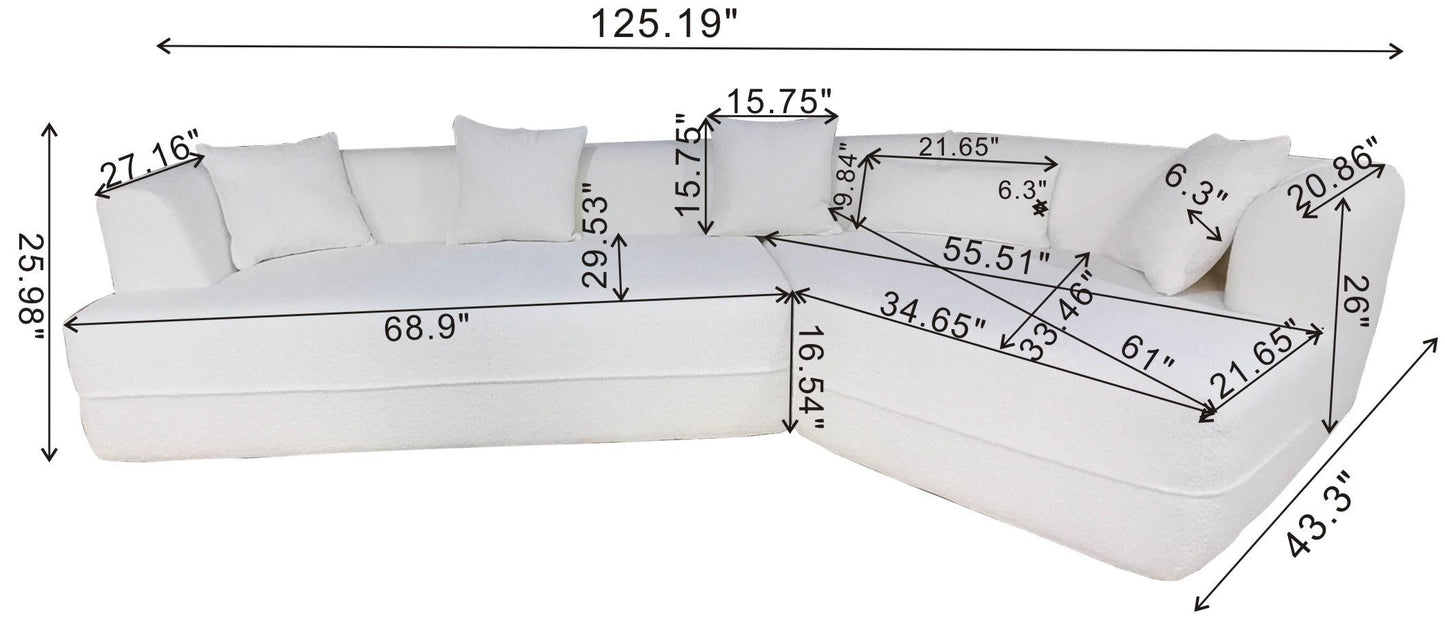 Benny Boucle Modular Sectional