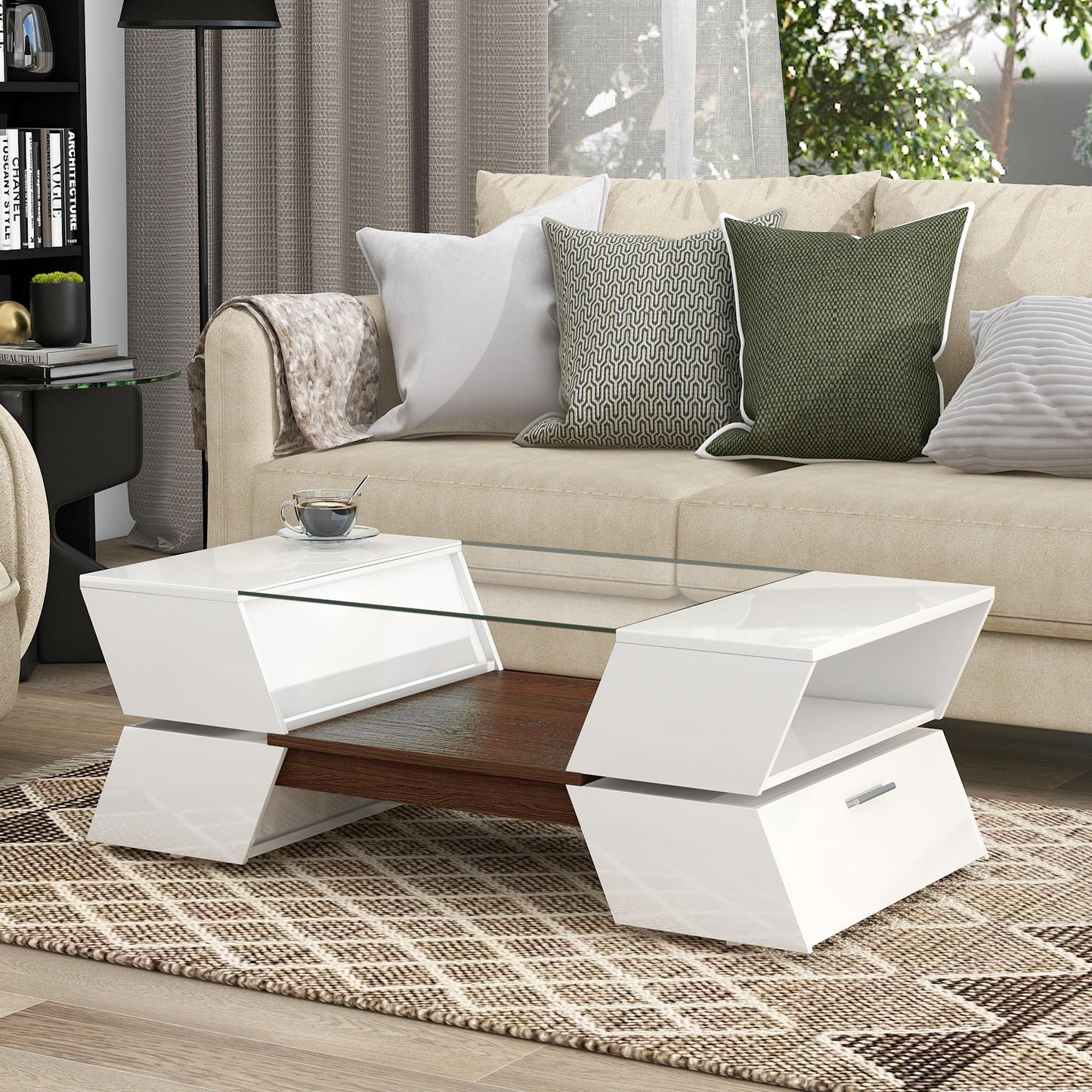 Avo Shelf Coffee Table (white)