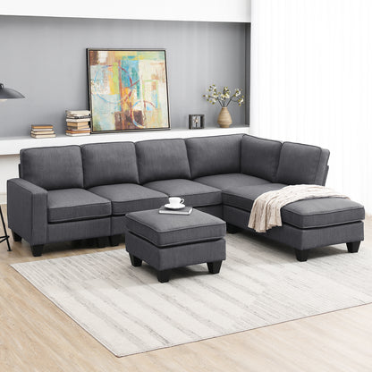 Benjamin Modern L-shaped Sectional Sofa