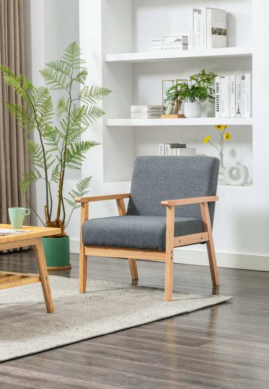 Marin Light Gray Accent Chair