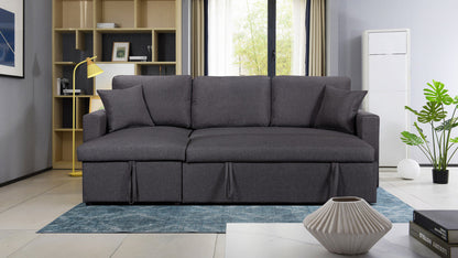 Paisley Reversible Sleeper Sectional Sofa