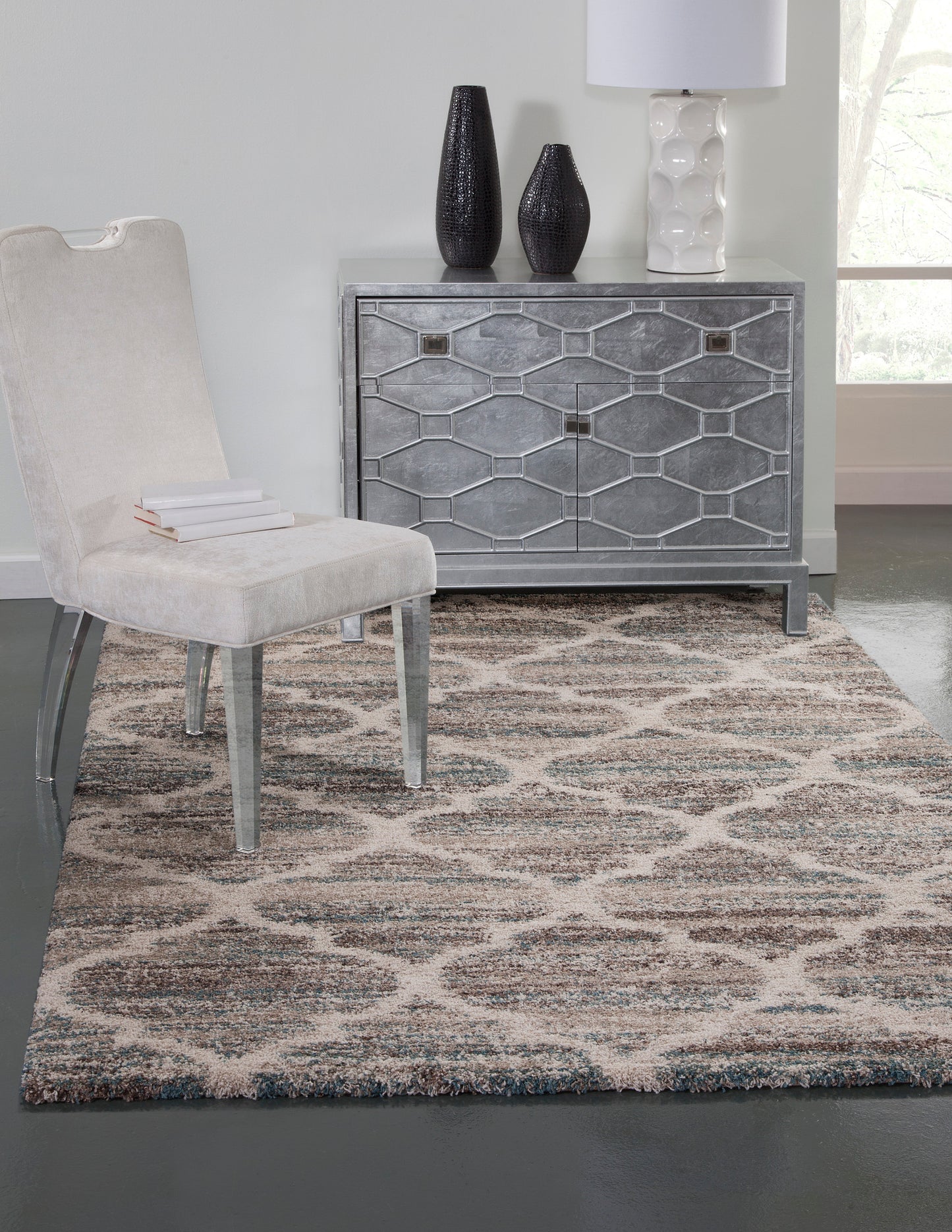 Trellis Area Rug 5x8