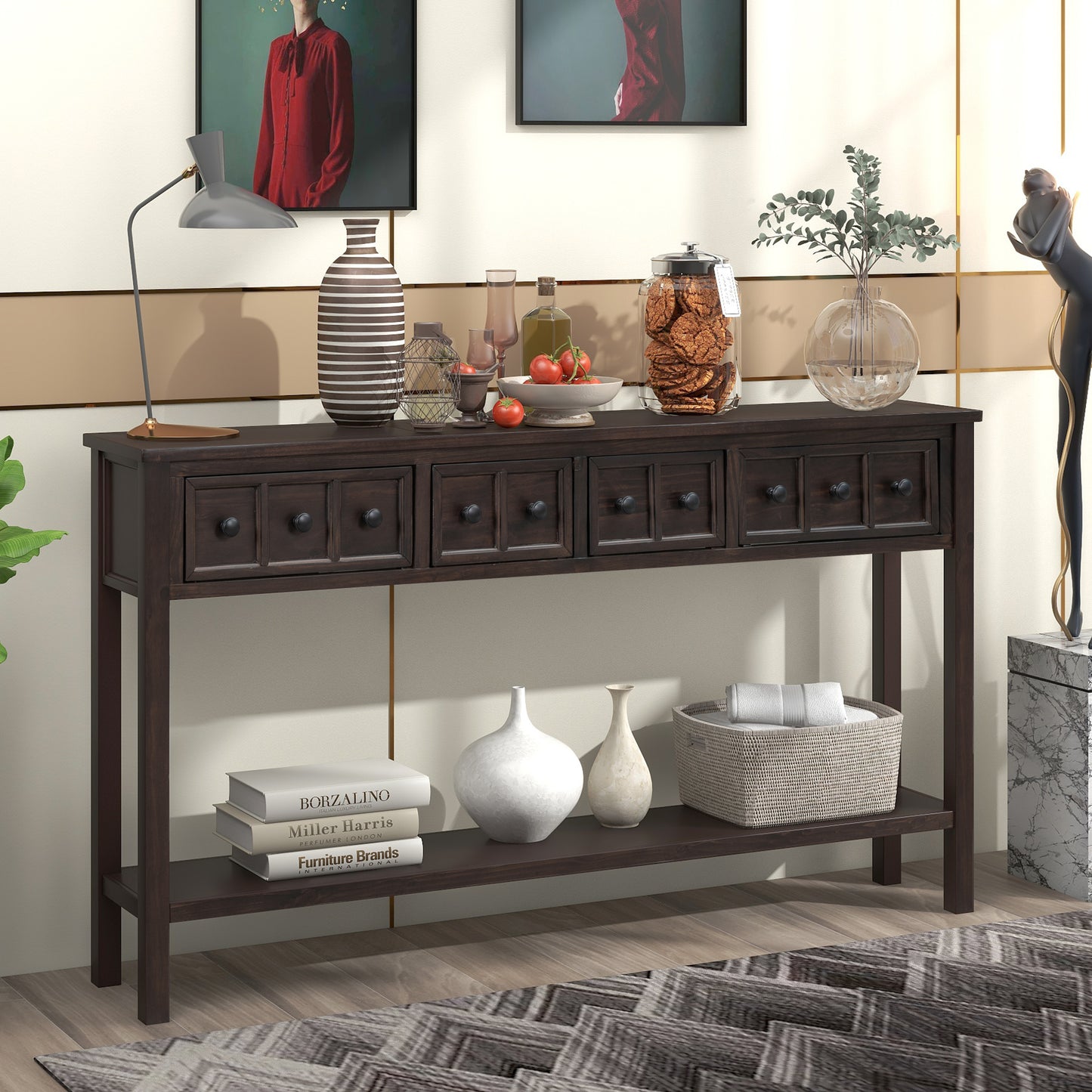 Timea Console Table (espresso)