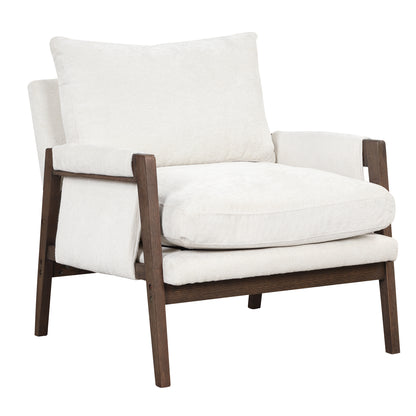 Malibu White Accent Chair