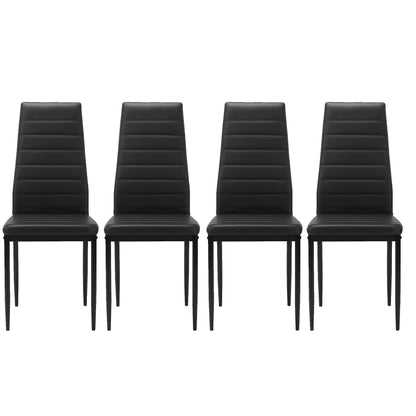Line Back Dining chair set for 4