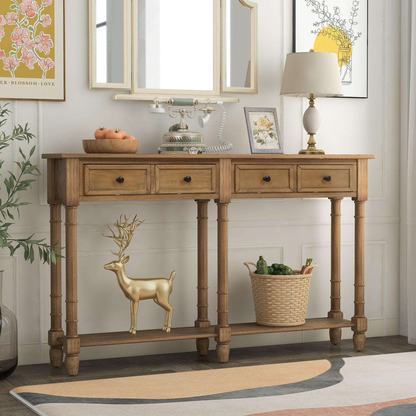 Odilia Console Table (pine)