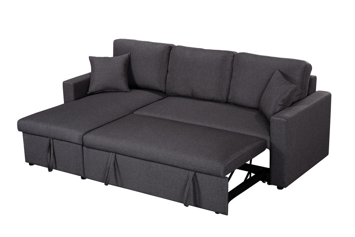 Paisley Reversible Sleeper Sectional Sofa