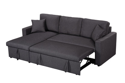 Paisley Reversible Sleeper Sectional Sofa