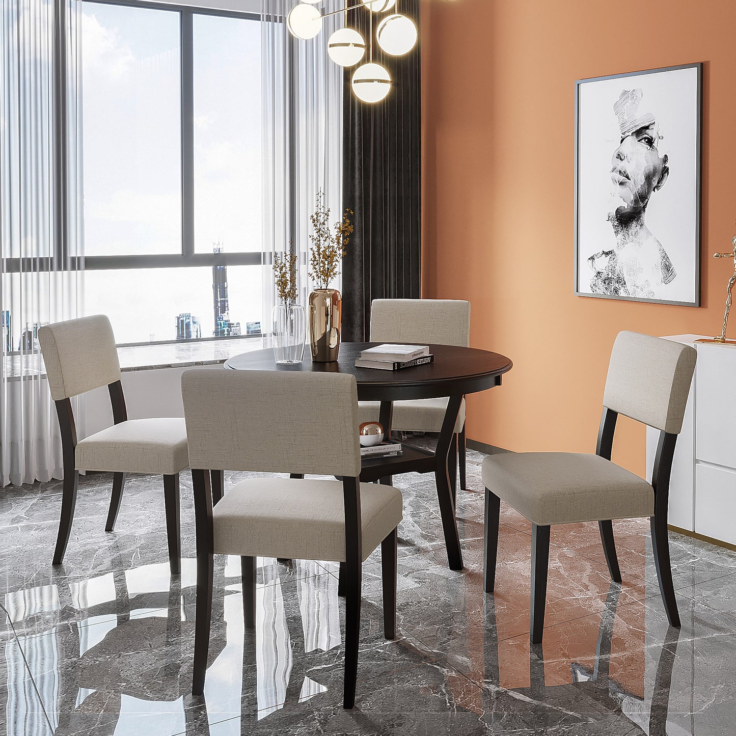 Mari 5-Piece Dining Table