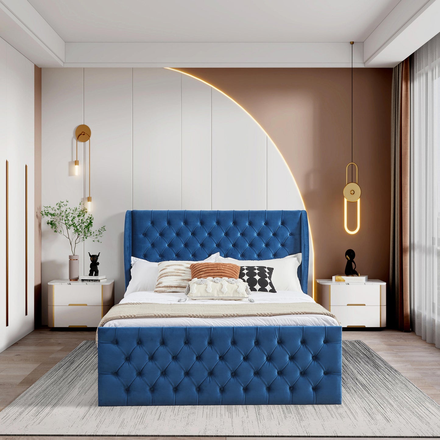 Rodeo King Bed (blue)